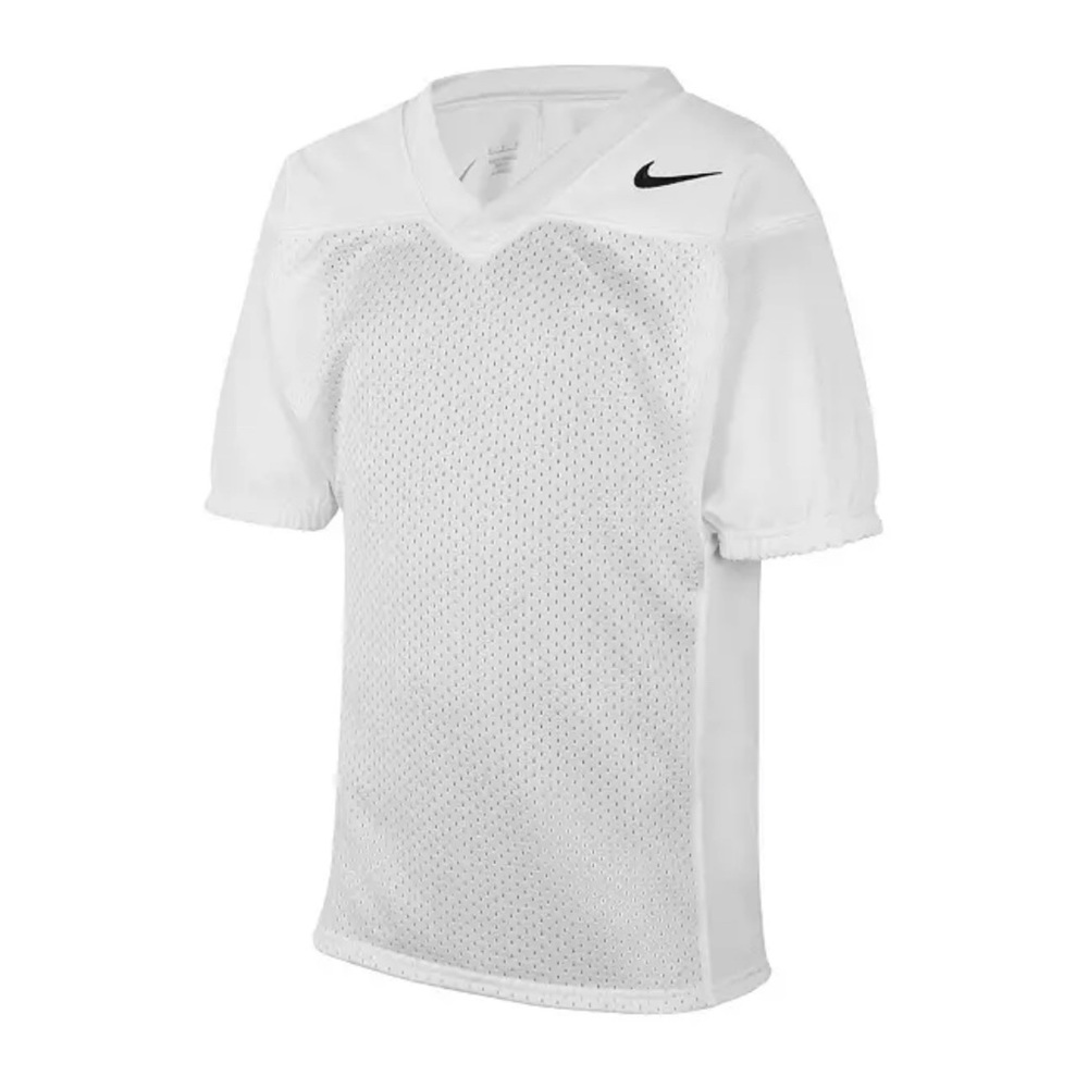 Nike White Youth Recruit Practice Football Jersey